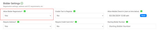 Bidder Registration