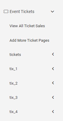 Event Tickets View All Ticket Sales