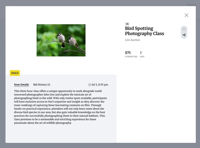 VV Sharing items icon 